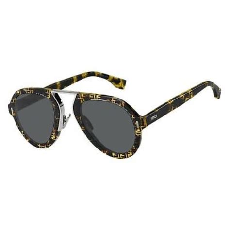 fendi sunglasses brown leather|Fendi unisex sunglasses.